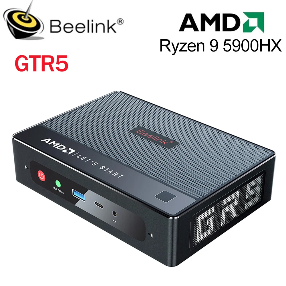 Купить Алиэкспресс | Beelink GTR5 R9 Wifi 6E AMD Ryzen 9 5900HX Windows ...