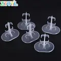 5pcs/lot Transparent Plastic Doll Stand Display Holder For Barbie Dolls Stands Doll Accessories Doll Support Leg Holders