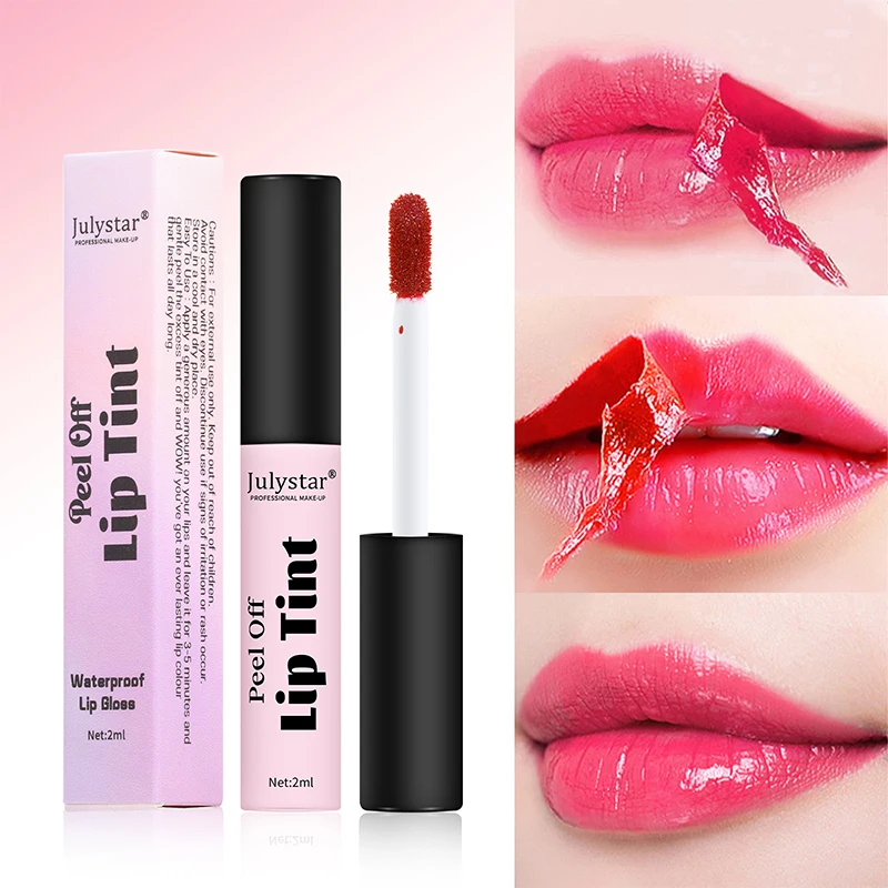 6 Colors Long Lasting Moisturizing Lip Gloss Mask Waterproof Peel Off Liquid Lipstick Nourishing Lipglaze Korean Cosmetics-animated-img