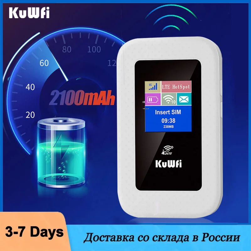 Купить Алиэкспресс Kuwfi Unlock 4g Lte Router 150mbps Wireless Wifi Portable Mini Outdoor 1334