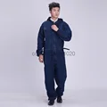 5xl Men's Denim Overalls Zipper Pocket Jumpsuit Unisex Fashion Electric Welding Suit Labor Insurance Clothes One-Piece Workwear preview-3