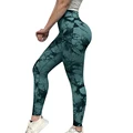 Αγορά AliExpress  Tie Dye Leggings Seamless Women Fitness Leggings Push Up  Booty Lifting Workout Pants Gym Running Legging