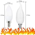 E27 Flame Lamps 9W 12W 85-265V 4 Modes 90/108LEDs Ampoule LED Flame Effect Light Bulb Flickering Emulation Fire Light dropship preview-4