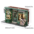 Magical Doll House Wooden Miniature DIY Assembly Building Model Kit Production of Small Room Toys Decorations with Furniture preview-5