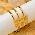 1pcs fashion nail bracelet stainless steel flowers, hearts, cones, non-fading bracelet holiday gift spot can be wholesale preview-1