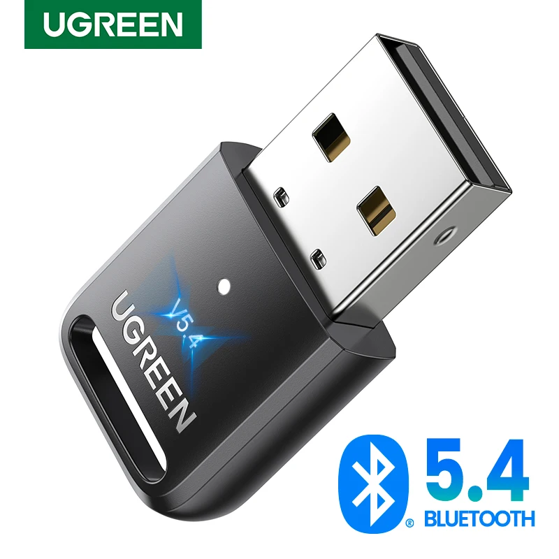 UGREEN USB Bluetooth 5.3 5.4  Dongle Adapter for PC Speaker Wireless Mouse Keyboard Music Audio Receiver Transmitter Bluetooth-animated-img