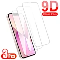 3Pcs Full Cover Tempered Glass For Apple iPhone 15 14 Plus 13 12 Mini Screen Protector iPhone X XR XS 11 Pro Max Protective Film