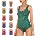 One Piece New Summer Mermaid Scale 3D Prints Cosplay Elastic Fitness  Suits Bodysuits Beach Swimsuit Women  Swimwear preview-1