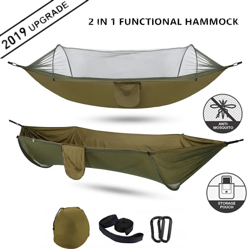 Купить Садовая мебель 2021 Camping Hammock with Mosquito Net PopUp