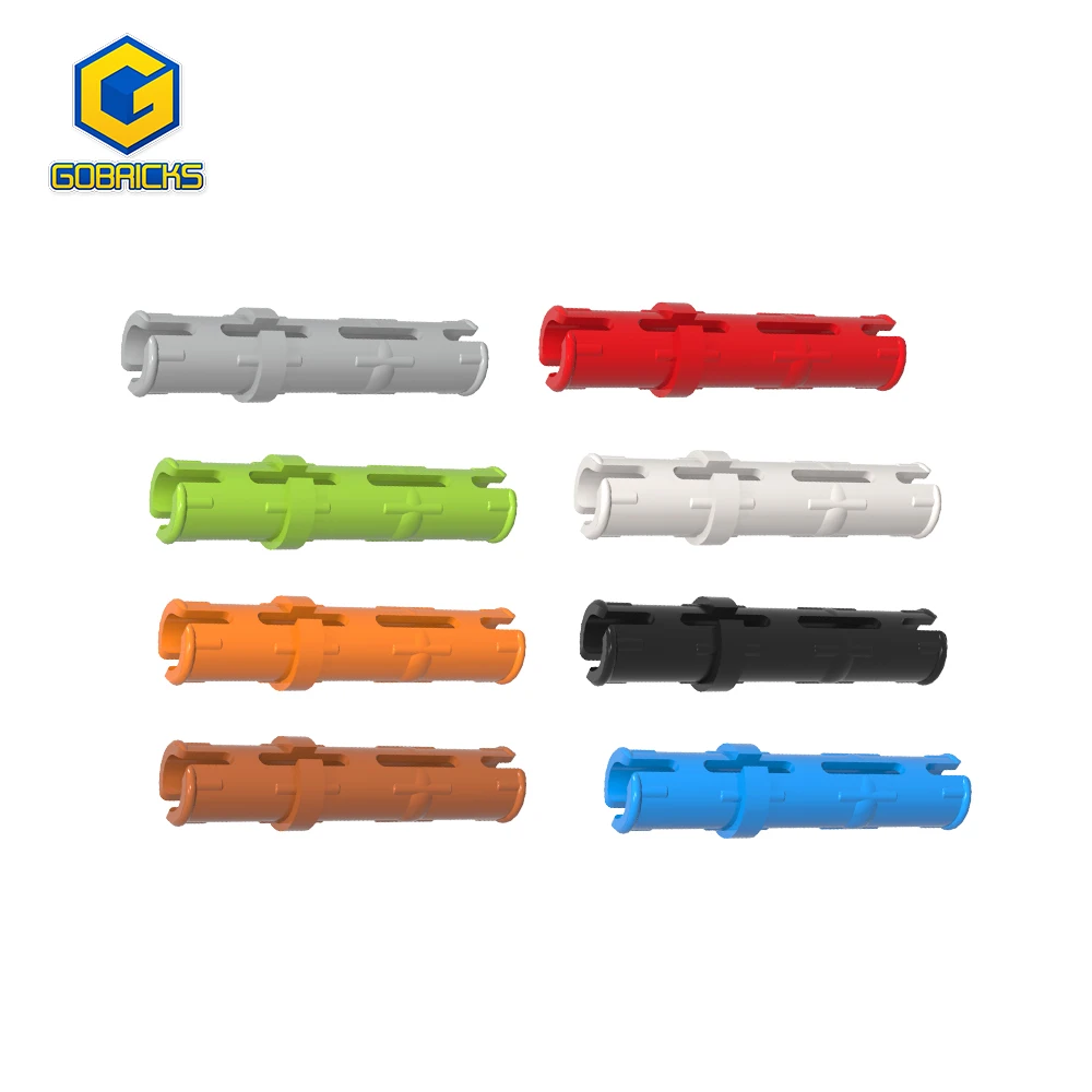 100PCS 6558 High-Tech Pin Long Friction Ridge Lengthwise Bricks Parts Assembly Building Blocks DIY Creative Toy Model Adult Gift-animated-img