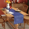 Table Runner Velvet Solid Color American Simple Luxury Table Runners Country Wedding Decoration for Dining Modern Home Textile