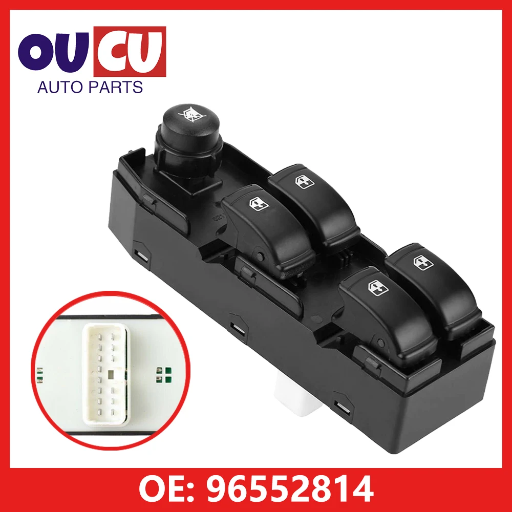 New High Quality Front Left Driver Side Electric Window Switch Lifter Switch For Buick Chevrolet Optra Daewoo Lacetti 96552814-animated-img