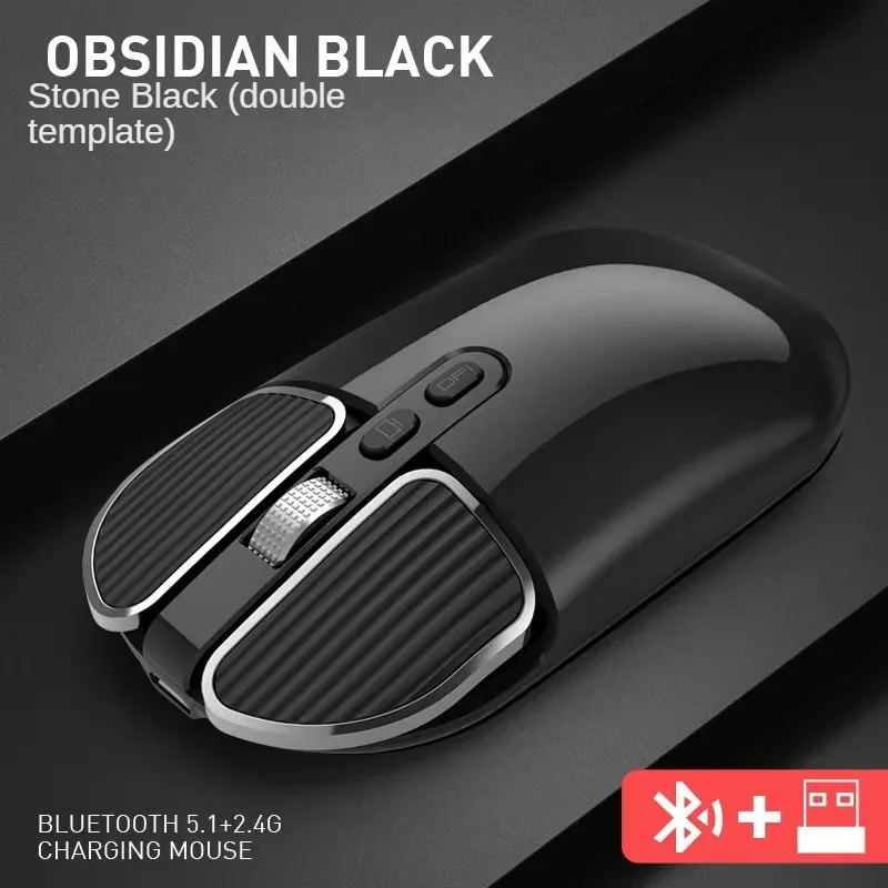 Wireless Mouse Bluetooth RGB Rechargeable Mouse Wireless Computer Silent Mause Backlit Ergonomic Gaming Mouse For Laptop PC-animated-img