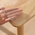 PVC Waterproof Transparent Tablecloth Soft Glass Table Protector Living Room Dining Table Coffee Table Protector Home Decoration preview-2