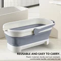 Collapsible Bucket Portable Folding Mop Bucket Silicon Bucket For Car Washing Fishing Camp Household Cleaning Bathroom Accessory preview-5