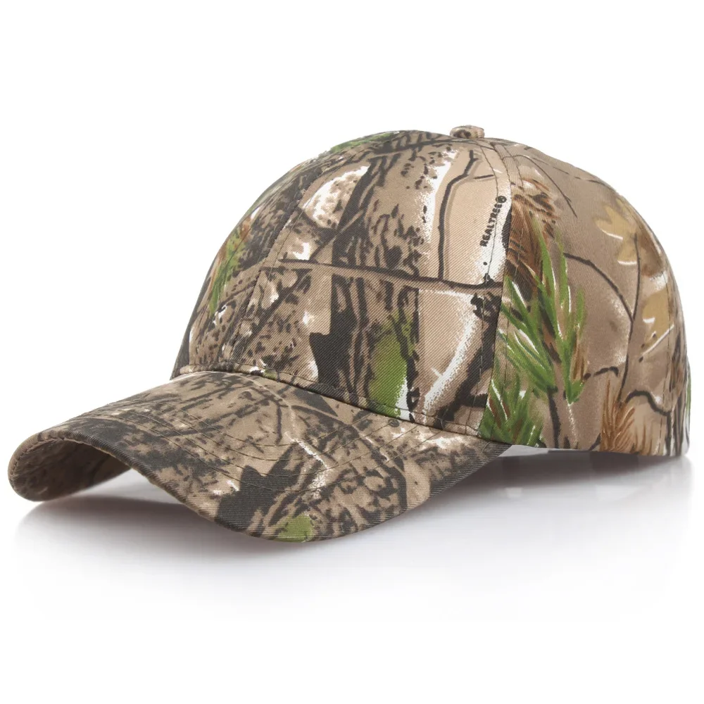 New Camouflage Outdoor Sport Hunting Cap Men Snapback Jungle Stripe Hat Wild Breathable Camo Caps-animated-img