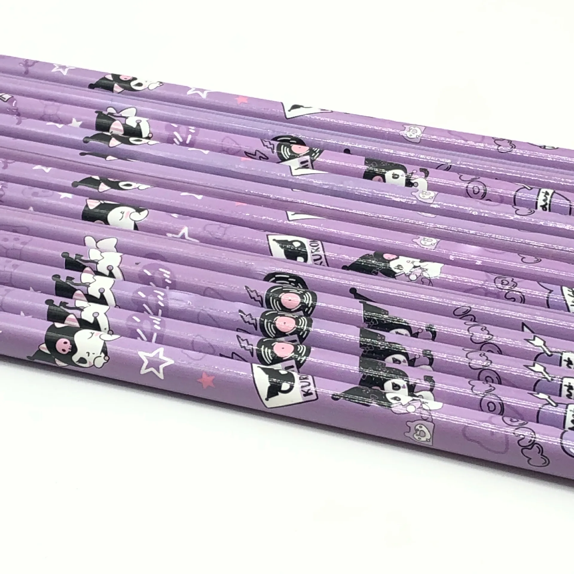 Sanrio Stationery Set Pencil Eraser Ruler Kawaii Hello Kitty Kuromi  Cinnamoroll Painting Stuff School Supplies Student Kid Gifts