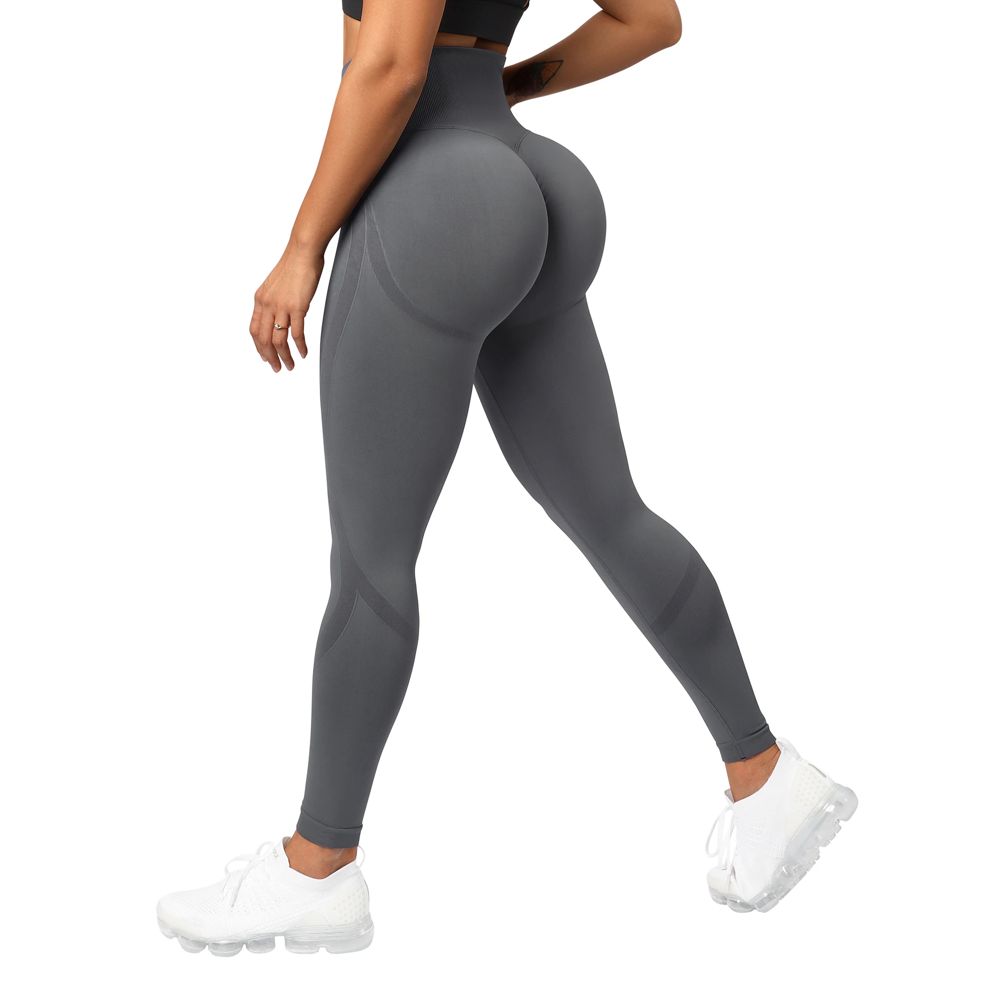 Womens Leggings Yoga Outfits OMKAGI Fitness Legging Woman Push Up Workout  Sport Booty Leggings Women Scrunch Butt Female Outfit Gym Seamless Legging