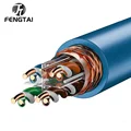 High Speed Lan cable Double Shield cat6e Ethernet Cable SFTP Internet Network Cable RJ45 20m 30m 5m patch cord cable laptop ps4