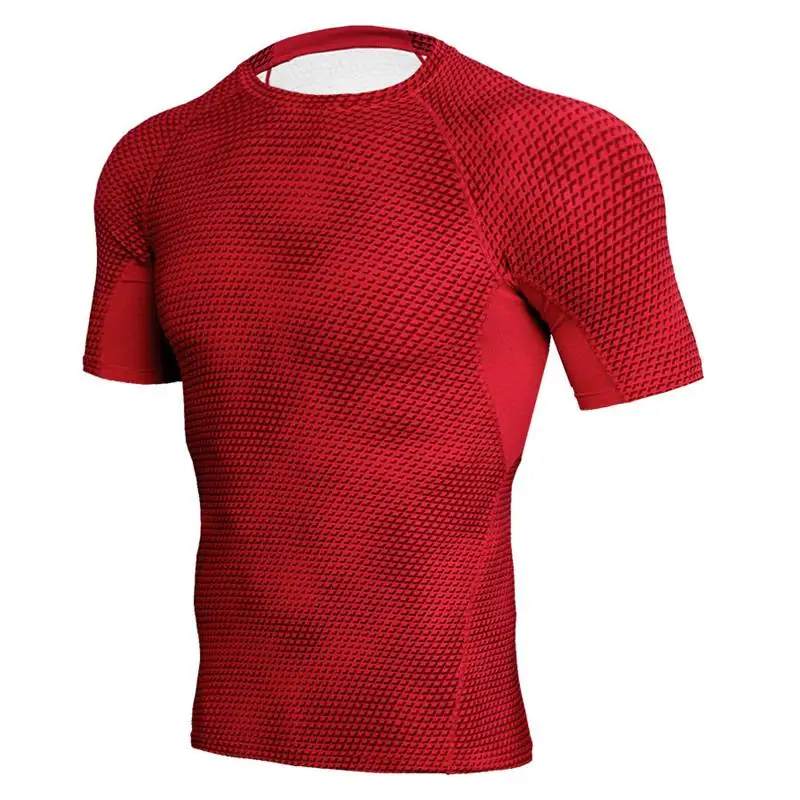 New Compression Shirt Men Fitness Gym Shirt Sport Running T-shirt