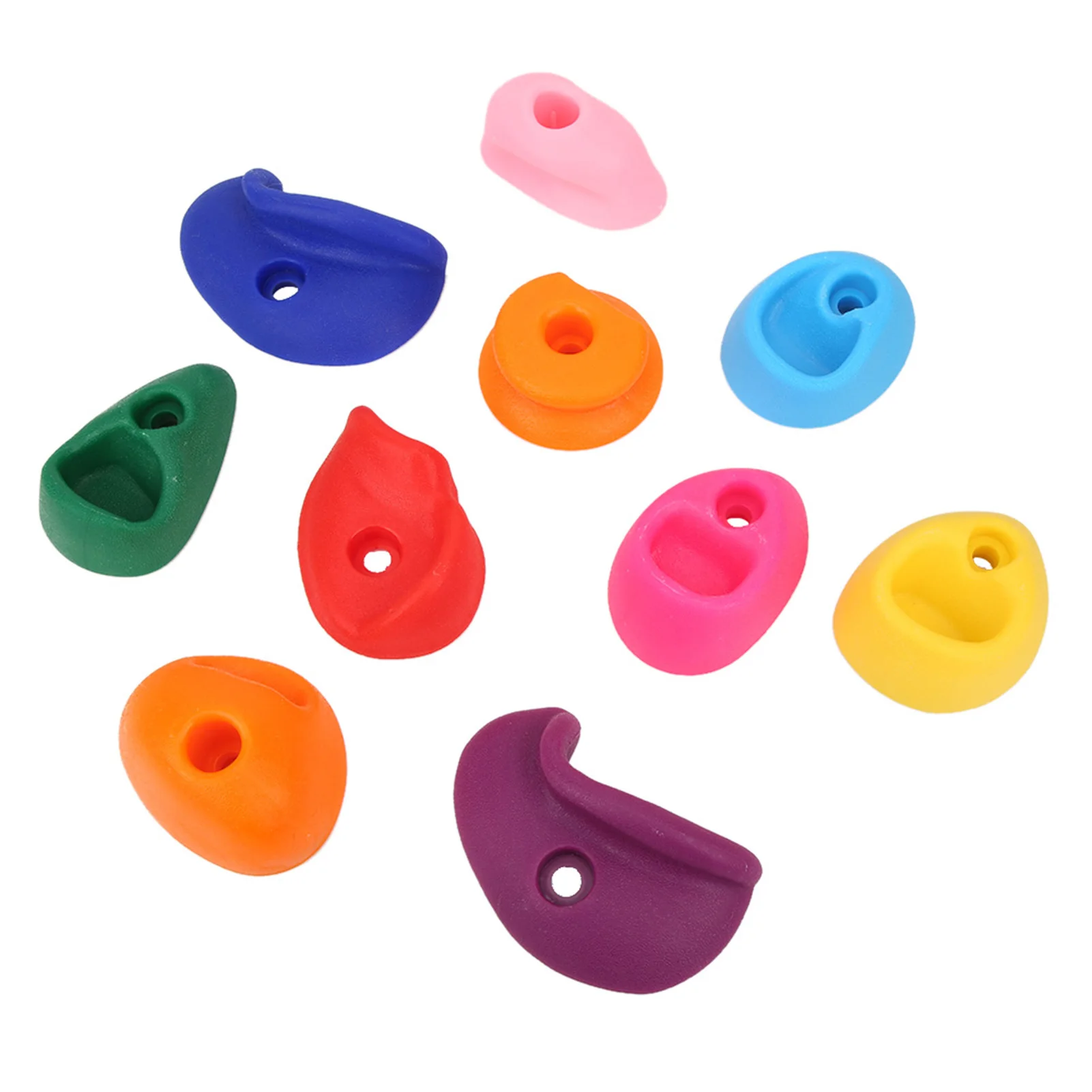 10pcs Climbing Holds Large Rock Climbing Holds Plastic Wall Grips Climbing Supplies-animated-img