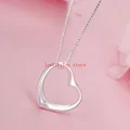 Fine wholesale 925 Sterling silver heart bracelets necklaces for women fashion designer wedding engagement sets Christmas gift preview-4