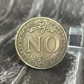 1PC Bronze Yes or No Commemorative Coin Souvenir Non-currency Coins Game Prop Challenge Coins Collection Decoration Crafts preview-4