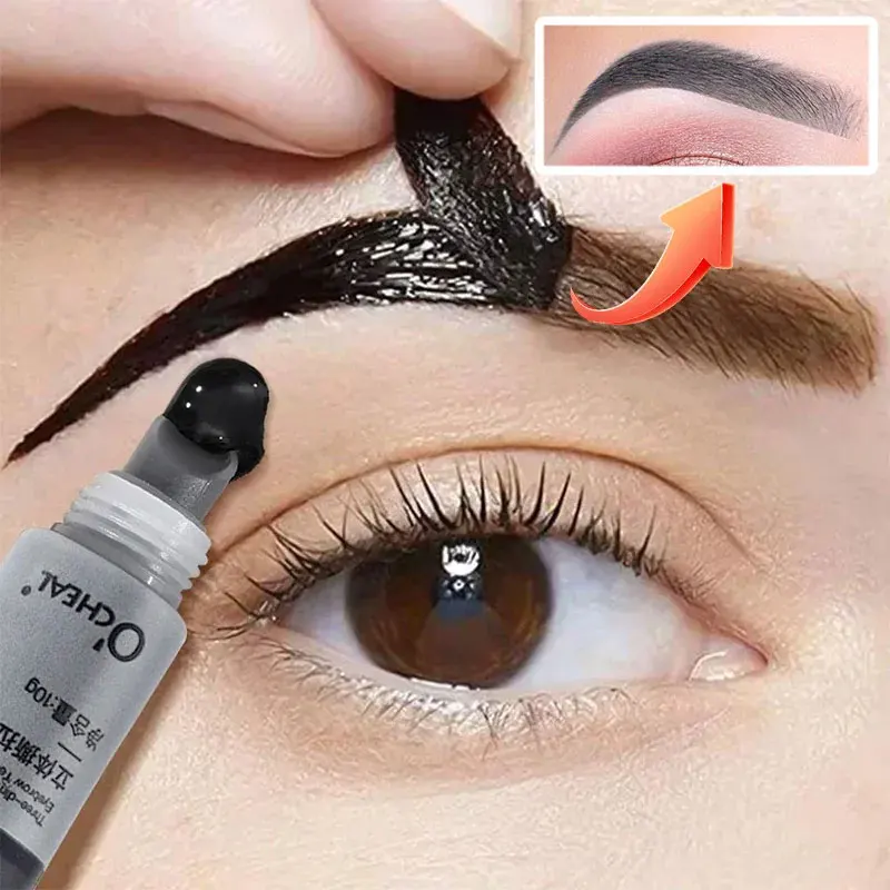 Long-lasting Eyebrow Gel Makeup Semi-permanent Waterproof ColorSweat-proof Film Forming Dye Eyebrow Cream Tint Cosmetics-animated-img