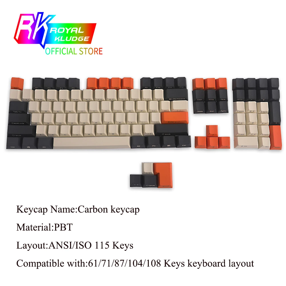 carbon keycaps set