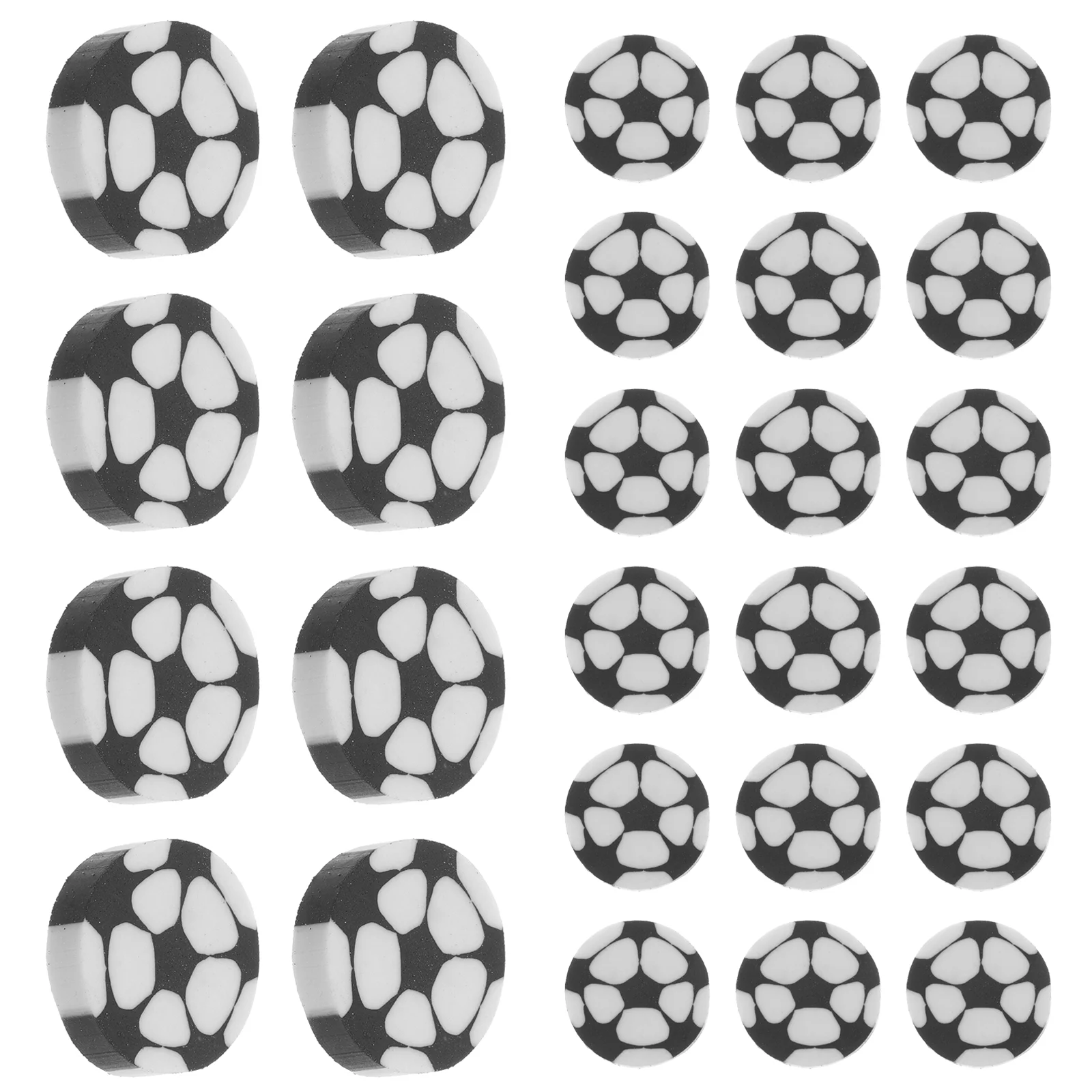 70 Pcs Football Rubber Eraser Kids Sports Balls Basketball Erasers Small Cartoon Children Soccer-animated-img