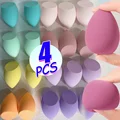 4pcs Professional Beauty Eggs Cosmetic Sponge Powder Puffs Applicator Concealer Foundation Dry Wet Use Face Puff Makeup Tools