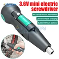 3.6V Mini Electrical Screwdriver Set 13 in 1 Cordless Electric Screw Driver USB Rechargeable 11 Bit Set 1500mah Lithium Battery