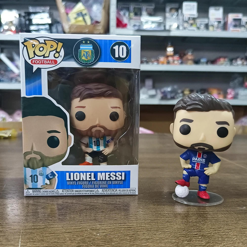 New Funko Pop Football Star Lionel Messi # 10 Vinyl Action Doll Series  Model Toy Gift - Action Figures - AliExpress