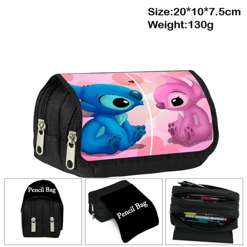 Stitch Disney Pencil Case School, Disney Stitch Pencilcase