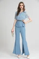 Two Piece Sets Womens Outifits Summer Fashion Suit Chic and Elegant 2 Pieces Pants Set Festival Outfit Female Luxury Tracksuit preview-5