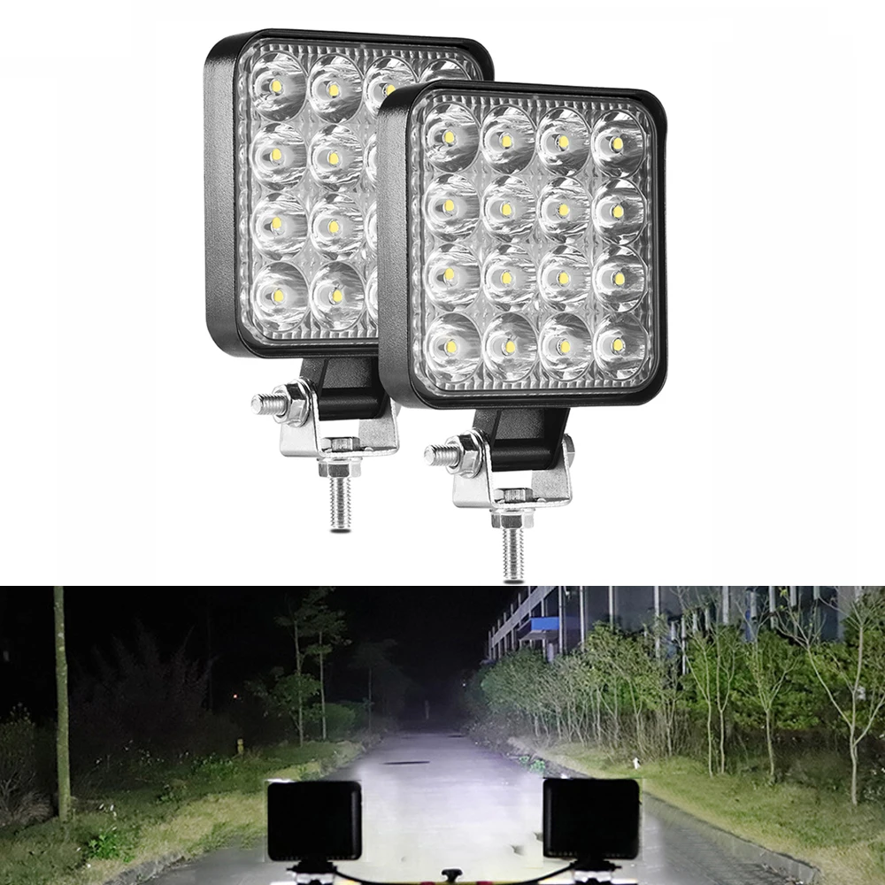 square 12v led lights