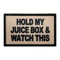 1pc Hold My Juice Box & Watch This Patch - Funny Hook & Loop Embroidered Badge for DIY Clothing, Bags, Crafts preview-3