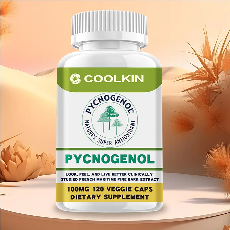 Pycnogenol - French Maritime Pine Bark Extract, Support Antioxidant, Non-GMO, Gluten Free-animated-img