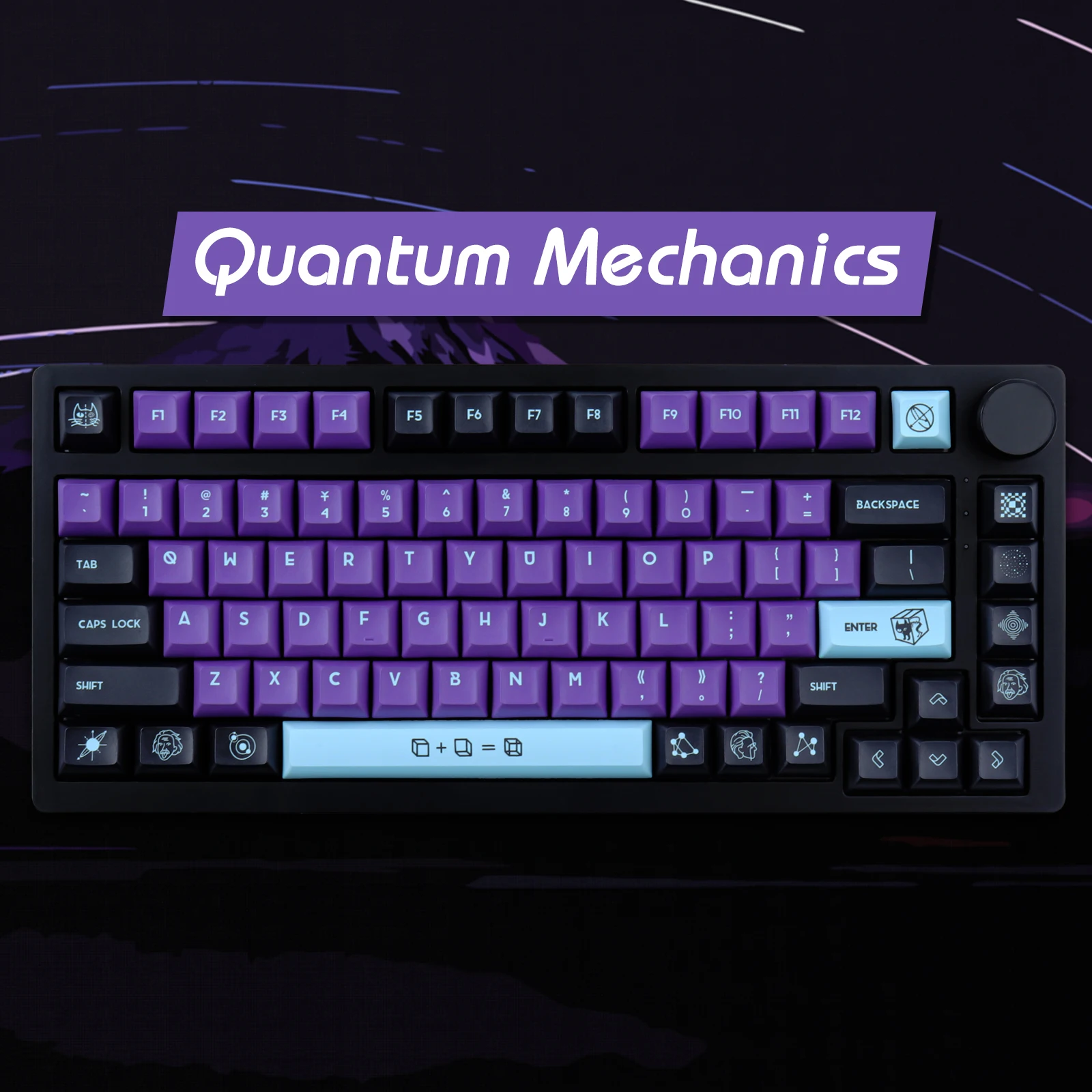 Купить Алиэкспресс | 159 Keys/set Quantum Mechanics Keycaps PBT Full 5 ...