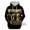 CAVVING 3D Printed  Nevermore Metal Band  Fashion Hoodies Hooded Sweatshirts Harajuku  Tops Clothing for Women/men preview-5