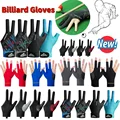 Breathable Snooker Billiard Glove Three Finger Billiard Gloves Snooker Left Right Hand Elastic Mesh Non Slip Billiard Fitness