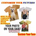 Custom T-shirt Photo Picture Pattern Your design name Personalized Logo 3d printed Shirt Clothing Jersey Your own gift Men Women