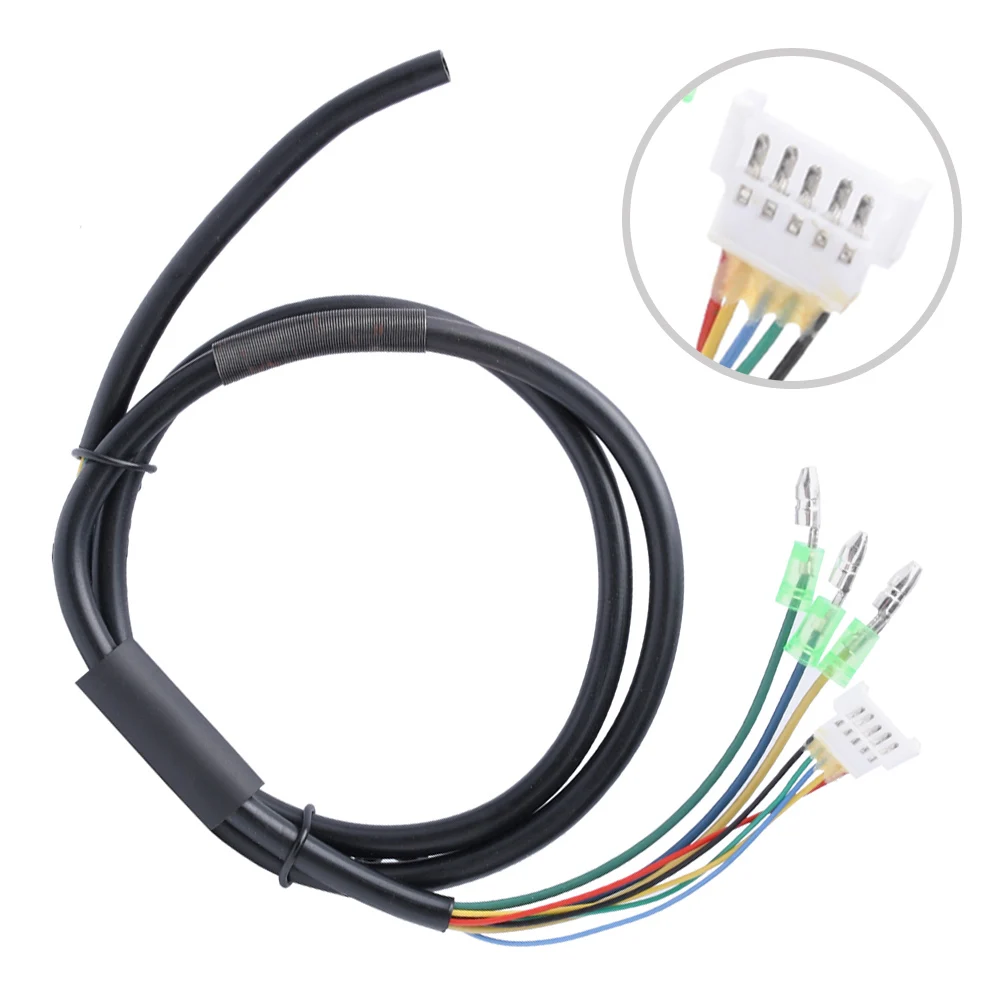 1 Piece Electric Scooter Wire Plastic Metal Parts Electric Scooter Motor Wire 85cm Waterproof Motor Convert Extensions Cable-animated-img