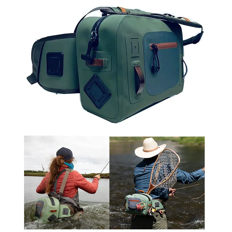 TPU Airtight Waterproof Floating Dry Waist Fishing Tackle Bag Hip
