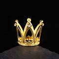 1pcs Mini Metal Crown For 1:12 Dollhouse Miniature Gold Sliver Bronze Mini Alloy Crown Model  Dolls Dollhouse Accessories preview-4