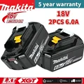 100% Original Makita Rechargeable Battery, Replaceable LED Lithium-ion, 6.0Ah 18V BL1860B BL1860 BL1850 BL1830 BL1815