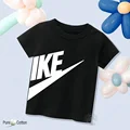 Kid Short sleeved Pure Cotton Printing Comfortable Multi color Casual Tops Tees Children's Clothing T-shirt for Boys and Girls