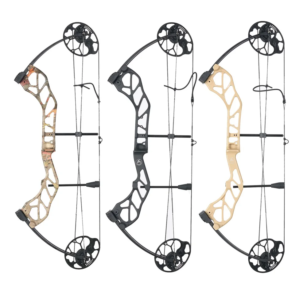19-70lbs Compound Bow 320 FPS Speed Adjustable Hunting Bows for Outdoor Archery Shooting-animated-img