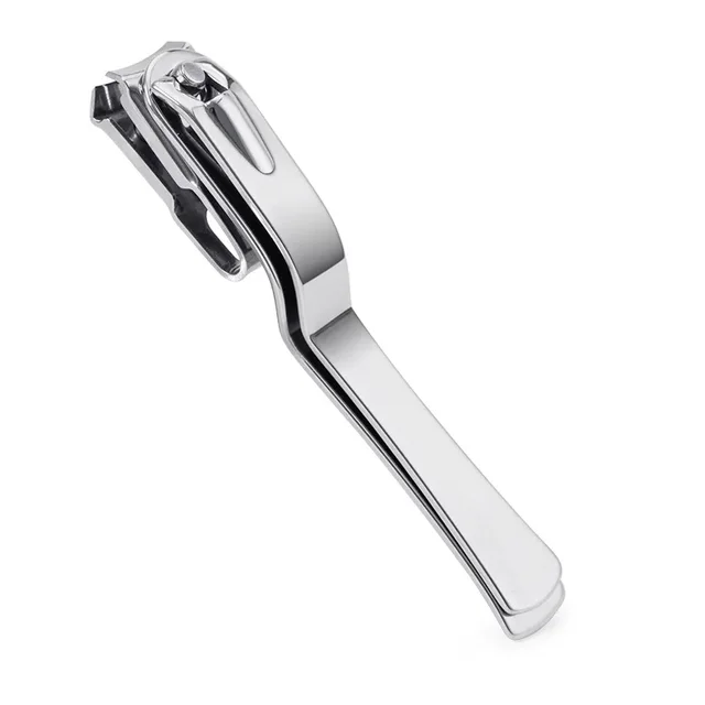 1Pcs 360° Rotary Nail Clippers Stainless Steel  Long Handled Fingernail Toenail Clippers Trimmer Cutter-animated-img