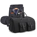תיק מזוודות יד לגברים תיקי נסיעות ספורט תיק יד בגד בעל קיבולת גדולה תיק כתף עסקי מתקפל תא נעליים XM137